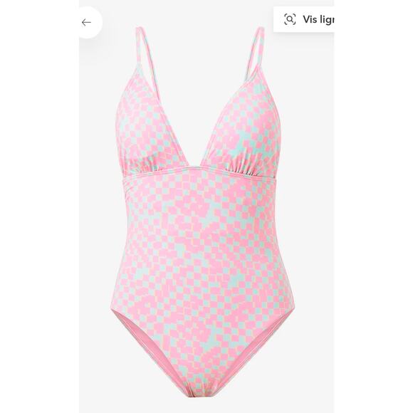 VERO MODA NWT One-Piece Swimsuit | Limpet Shell AOP Tira, Size M, NWT - Picture 1 of 8